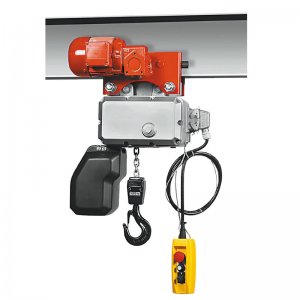 Electric chain hoist with electric trolley