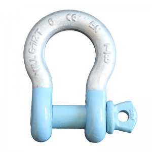 High-strength bow shaped shackles to EN 13889