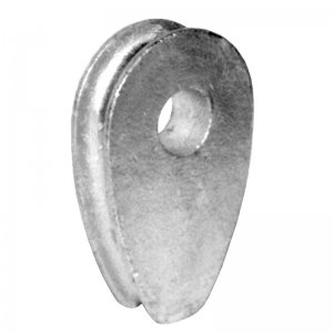 Solid thimbles for wire ropes