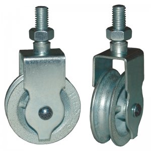 Pulleys with thread screw and nut